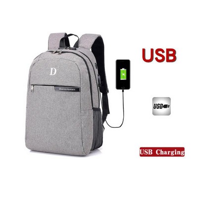 25 L. Large Capacity Backpack w/Locker Code & 1 USB Port