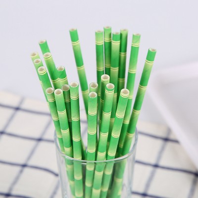 Biodegradable Bamboo Paper Straw