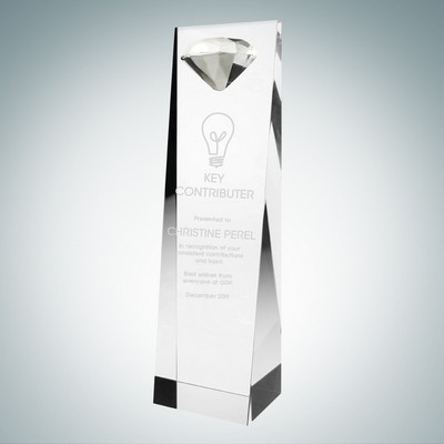 Embedded Diamond Crystal Award (L)