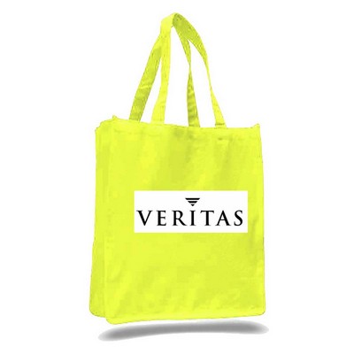 Heavy Canvas JUMBO Tote--Yellow-- (Printed)