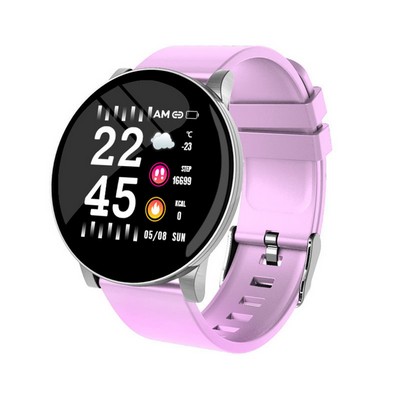 W8 Smart Watch Bracelet w/Silicone Strap