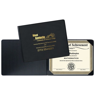 Standard Heat Sealed Diploma Holder (Landscape Style)