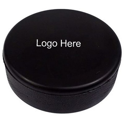 Black Stress Hockey Pucks