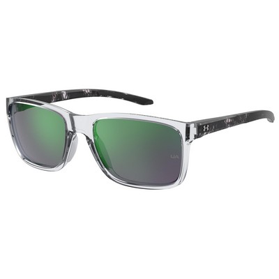 Under Armour® Crystal Black/Z9 Green Multi Pz Sunglasses