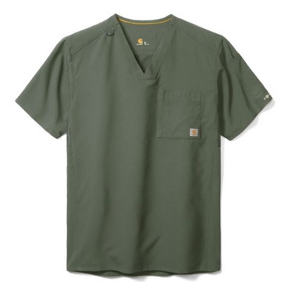 Carhartt® Force Liberty® Men's Modern Fit Twill Chest Pocket Scrub Shirt