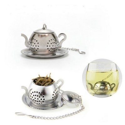 Stainless Steel Teapot Shape Tea Leaf Infuser