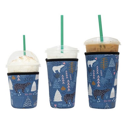 Full Color Neoprene Coffee Cup Sleeves