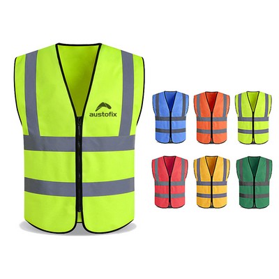 Safety Vest With Reflective Strips