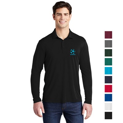 Sport-Tek ® Posi-UV® Pro Long Sleeve Polo