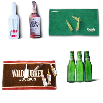 Beer Bottles Compressed Towels