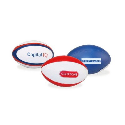 Custom Rugby Football Stress Ball with Logo