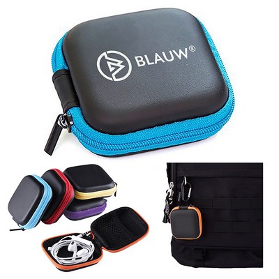 Square Eva Earphone Storage Case