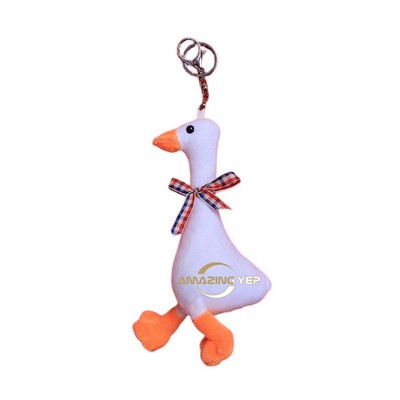 3" Plush Keychain Simulation Key Tag - Goose