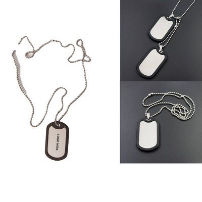 Stainless Dog ID Tags With Chain