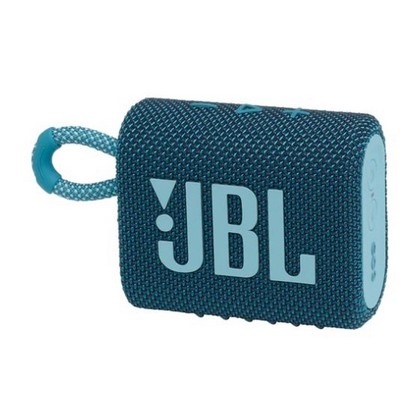 JBL GO 3 Waterproof Portable Bluetooth Speaker Blue