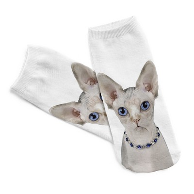 Low Cut Unisex Short Socks - Cat