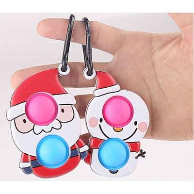 Finger bubble key ring