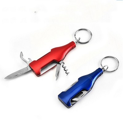 Bottle Shape Multi-Function Key Chain