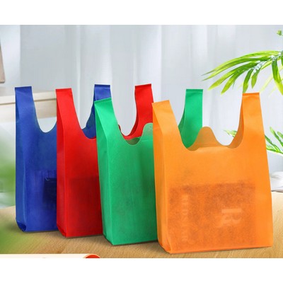 Non-Woven T-shirt Shopping bag 13 3/4"W x 23 5/8"H x 6 1/4"D