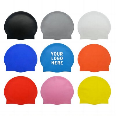 Silicone Solid Swim Cap