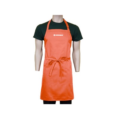 Full Color Spun-Polyester Adjustable Bib Apron (24"x33")