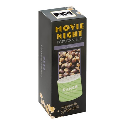 Movie Night Kernel & Seasoning Set - Blue Kernels & Ranch Seasoning