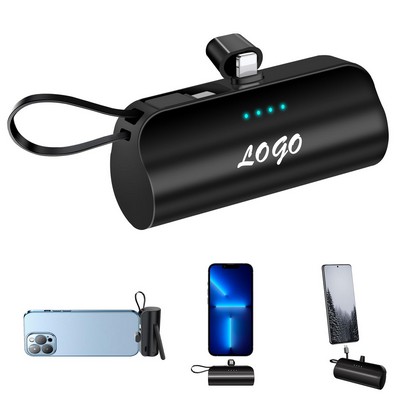 5000mAh Portable Power Bank With Phone Stand