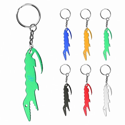 Alligator Bottle Opener Keychain