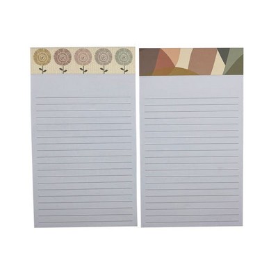 Desk Pad Jotters - 2 Designs, 120 Perforated Pages, 4.7 x 7 (Case of 1