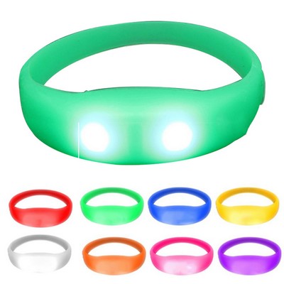 Sound Activated LED Bracelet - Seamless Style in Silicone