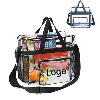 PVC Clear Shoulder Tote Bag