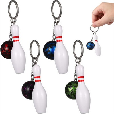 Mini Bowling Pin Key Chain