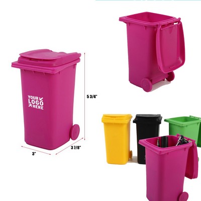 Mini Trash Bin Pencil Holder