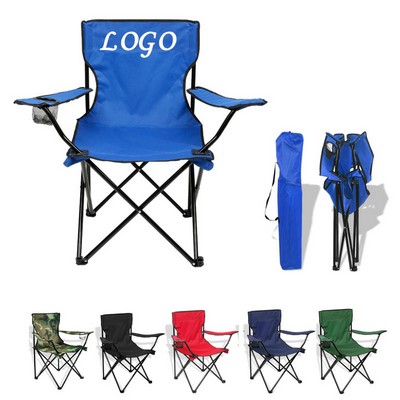 Outdoor Camping Fishing Portable Folding Chair with Storage Bag