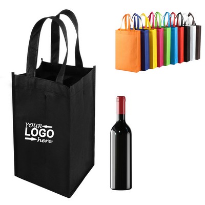 Non-woven Wine Tote - 4 Bottles