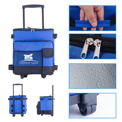 Insulated Cooler Bag with Wheel