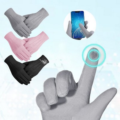 Touch-Screen Wind-Resistant Gloves