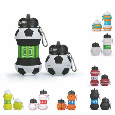 Silicone Collapsible Ball Bottle