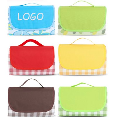 Customized Polyester Roll-Up Picnic Blanket