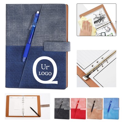 Eco-Friendly Reusable Notebook W/ Magnetic Buckle