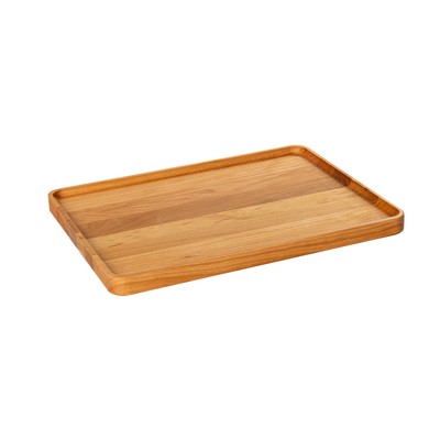 Cherry tray with edge 12x9x3/4