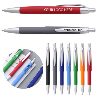 Black Retractable Ballpoint Pens Medium Point (1.0Mm)