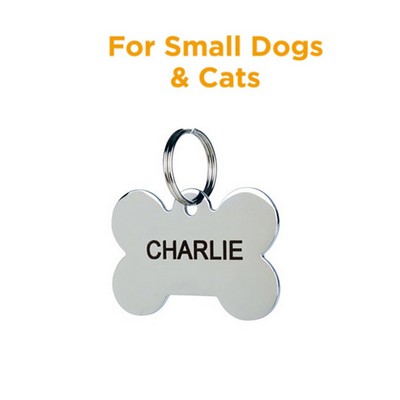 Small Size Metal Bone Shape Pet ID Tags Dog And Cat Tag For Small Size Dogs and Cats