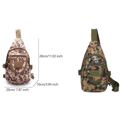 Tactical Sling Shoulder Backpack Chest Bag