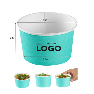 5 Ounce Disposable Dessert Ice Cream Cup