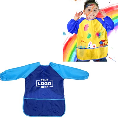 Waterproof Toddler Art Smock for Kids