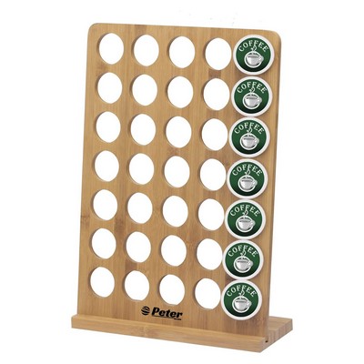 Bamboo Coffee K-Cups Pods Organizer