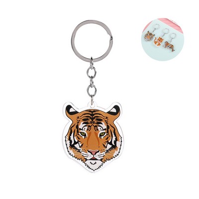 Acrylic Tiger Key Chain