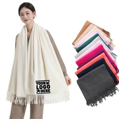 Soft Large Cashmere Pashmina Solid Shawl Wrap Scarf