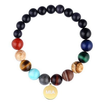 Solar system planet bracelet